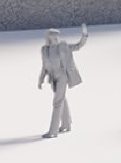 就是这个人——猫王 Elvis Presley 风格的打扮,拿手机自拍